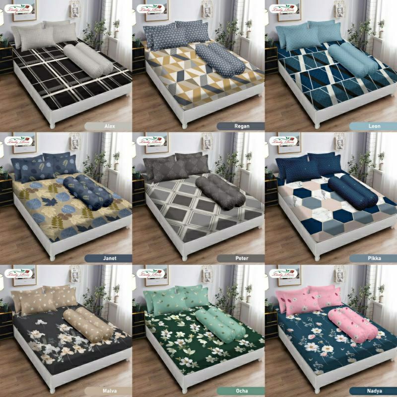 Sprei LADY ROSE King B2 180x200 Campur