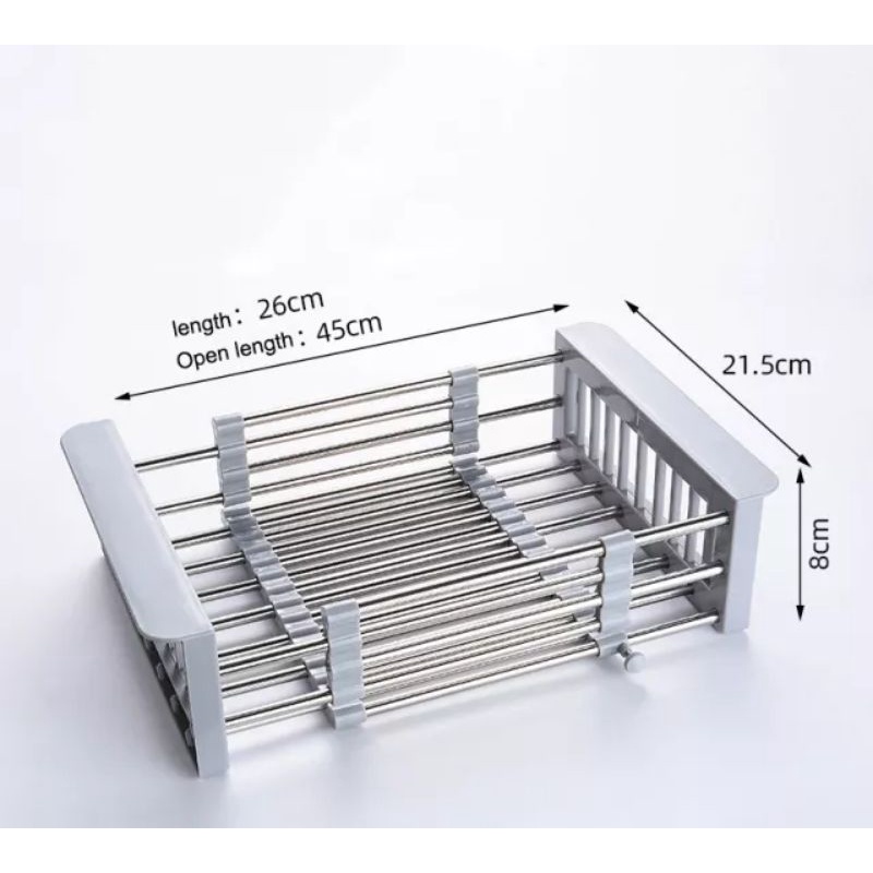 TIRISAN PIRING WASTAFEL STENLIES/KERANJANG SAYUR/TIRISAN