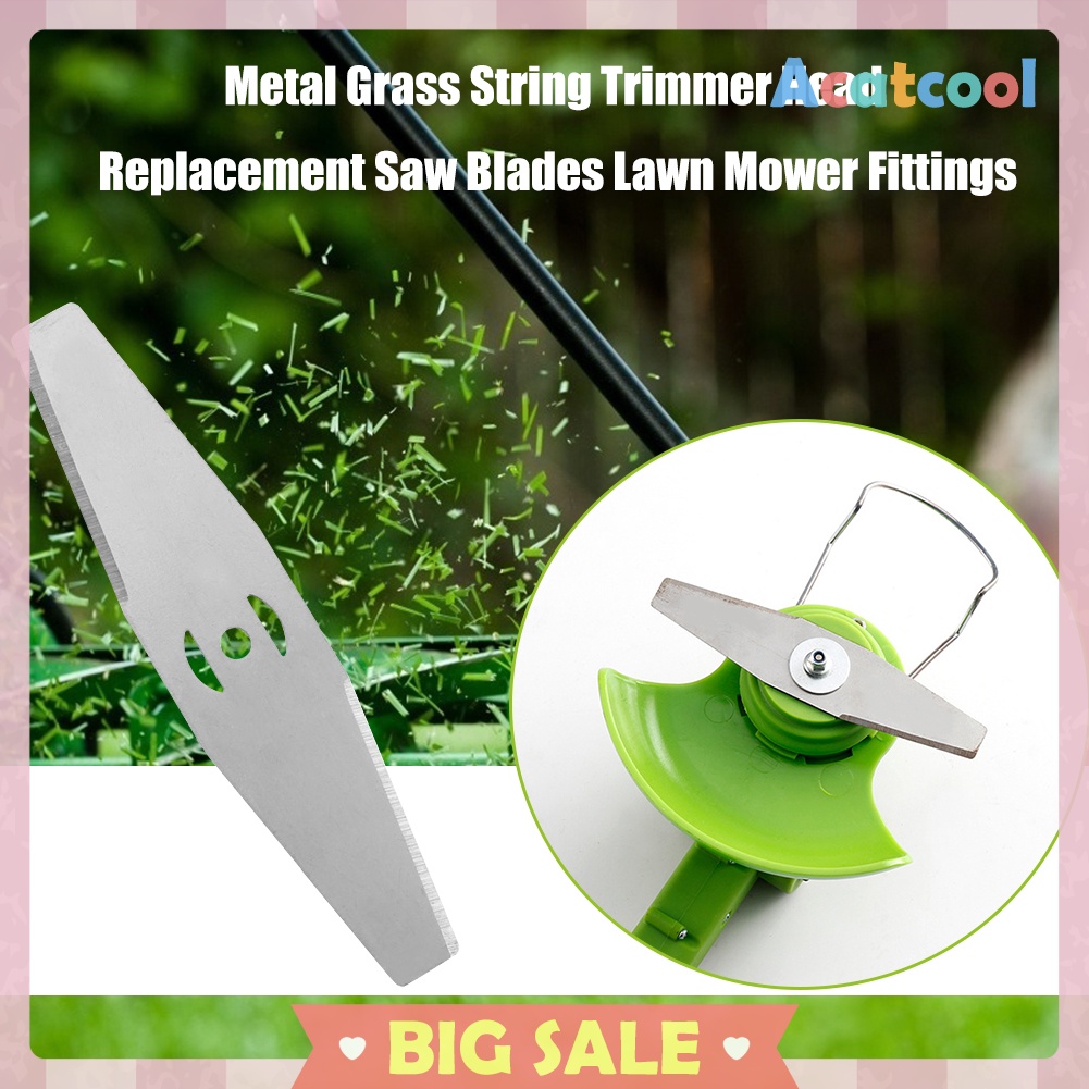 Metal Grass String Trimmer Head Replacement Saw Blades Lawn Mower Fittings