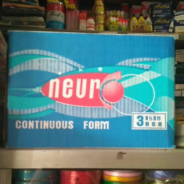 

Kertas Continuous Form/Kertas Komputer 3 ply utuh (warna putih-merah-kuning) Neuro.