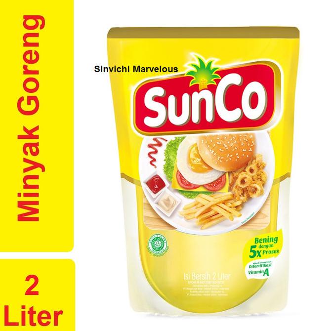 

BISA BAYAR DITEMPAT Minyak SunCo 2 Liter 1 Dus PROMO