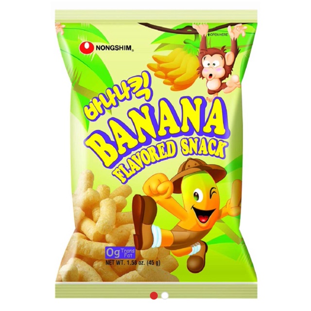 

Nongshim - Snack Rasa Pisang Banana Kick 45 gr