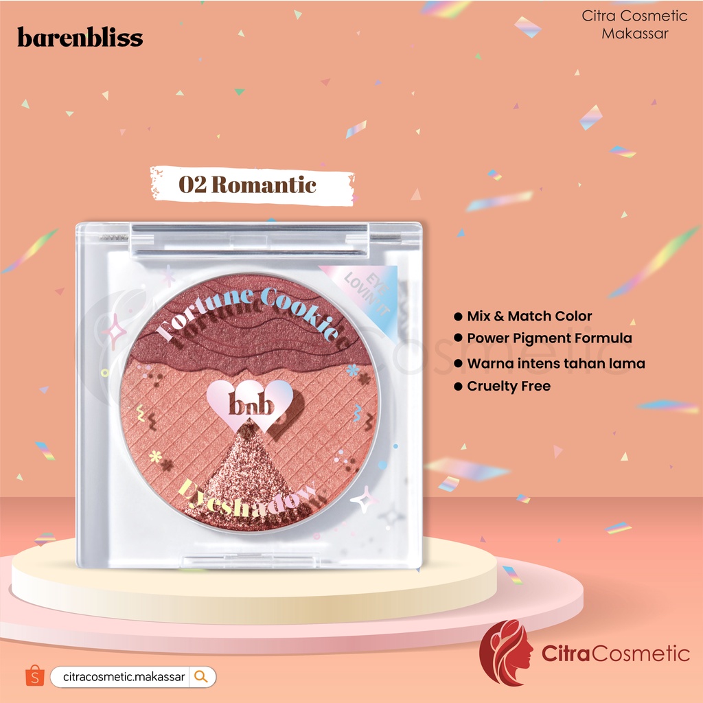 Barenbliss Fortune Cookie Eyeshadow Series