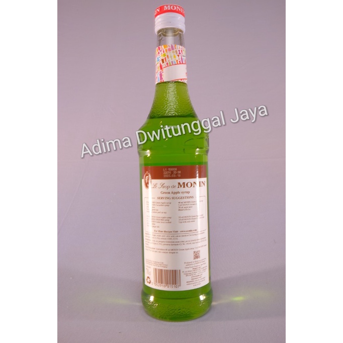 Monin Green Apple Syrup / Sirup Monin Green Apple 700ml