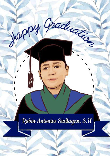 Ilustrasi Gambar Foto Cetak Langsung Frame - Kado Ulang Tahun Anniversary Wisuda