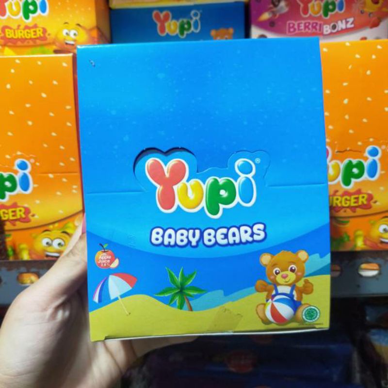 

Yupi 500 baby bears beruang box 24pcs