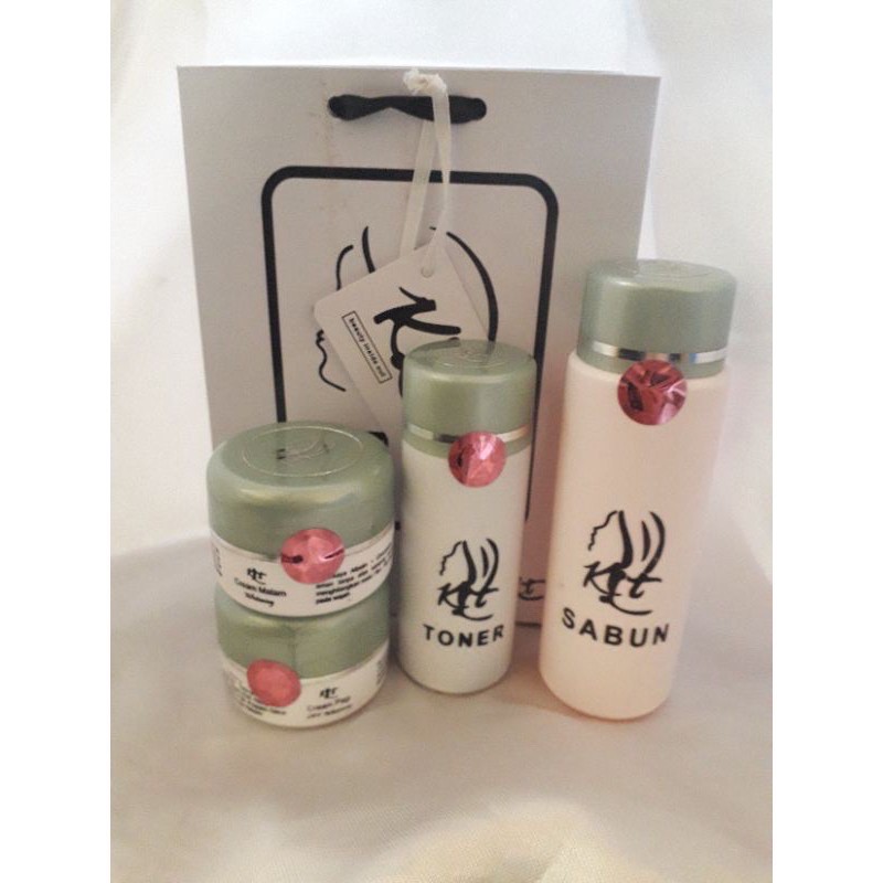 cream pemutih wajah kalimantan - cream klt - klt hijau original