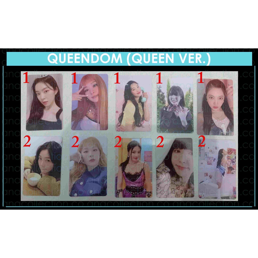 Replika Photocard Red Velvet "QUEENDOM Ver." [UNOFFICIAL]