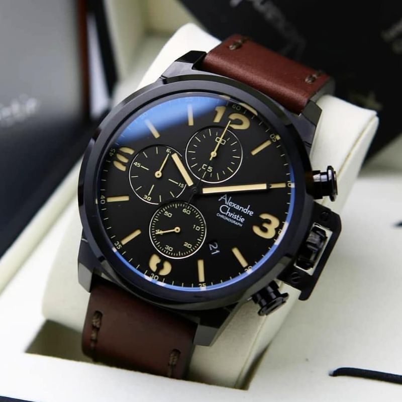 Jam Tangan Pria Alexandre Christie 6280MC Original