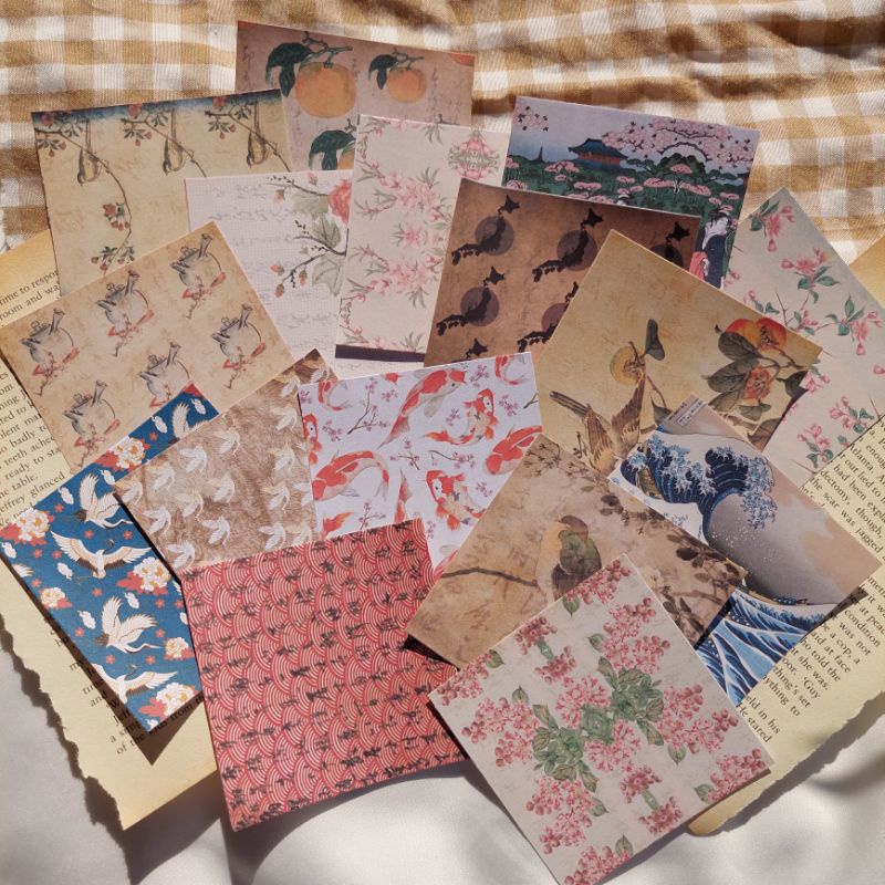 

16pcs japanese style memo paper scrapbook journaling
