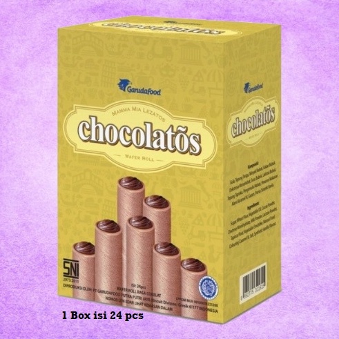 

CHOCOLATOS Wafer Roll 1 Box Isi 24pcs Astor Chocolate Coklat Cokelat Shoppa Snack Original Makanan Ringan Camilan Cemilan Keluarga Kue Cookies Kering Jajan Jajanan Anak Instan Siap Saji Kemasan Bahan Kebutuhan Dapur Sajian Shoppa Corner Malang Jawa Timur