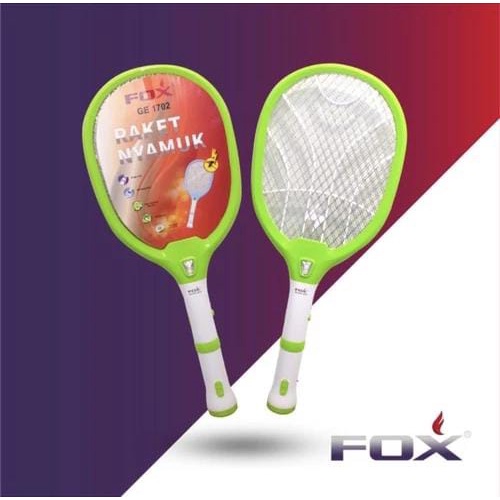 RAKET NYAMUK FOX VX31 GE1702 SETRUM NYAMUK PEMBASMI NYAMUK LED SENTER