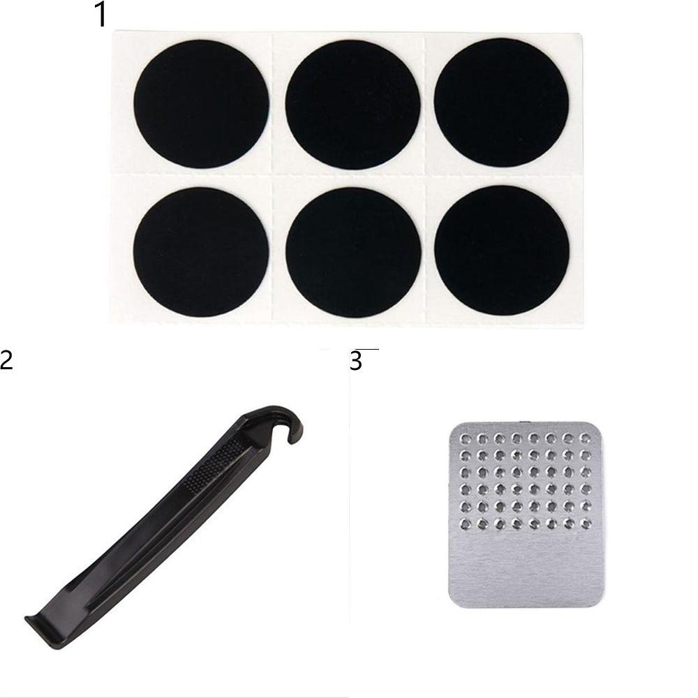 TOP 6 Pcs Karet Patch Piece Cycle Supplies Aksesoris Bersepeda Luar Ruangan Sepeda Pemeliharaan Tusukan Repairing Tools