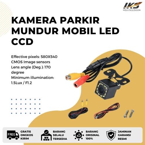 Kamera Parkir Mundur Mobil LED CCD Camera Parkir Kotak 12 LED