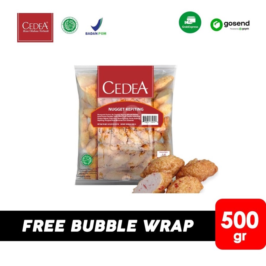 

Cedea Nugget Kepiting (500gr) KHUSUS INSTANT