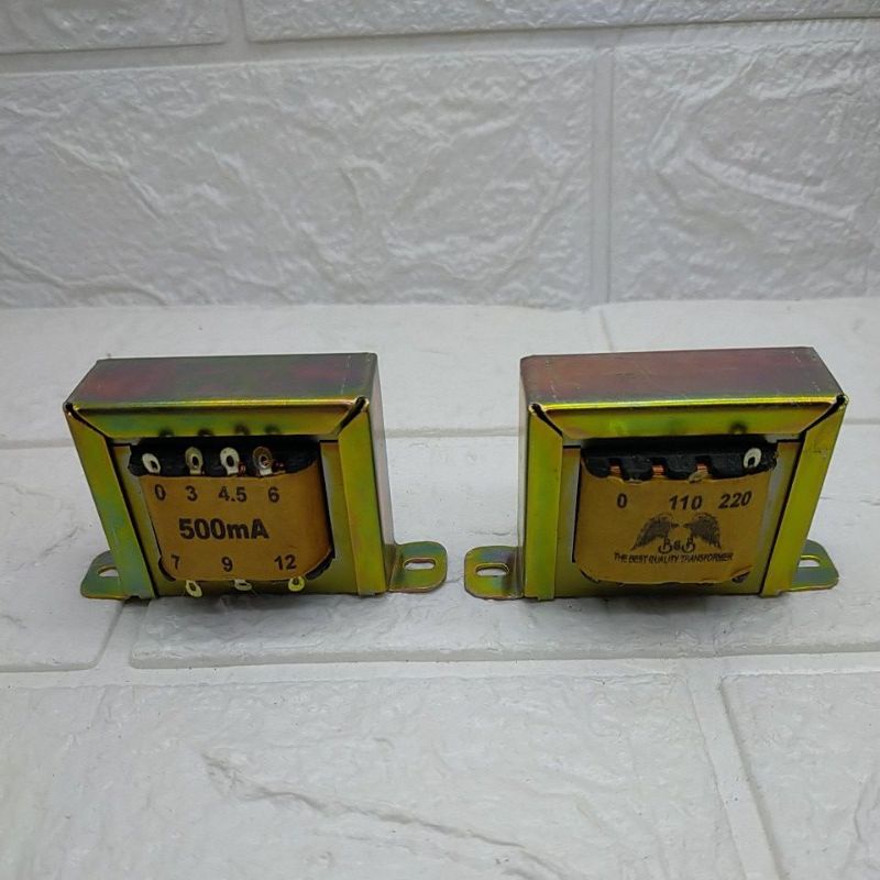 Trafo 500mA CT &amp; Non CT