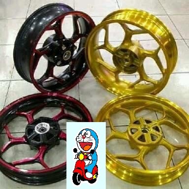 Velg Axio Vixion new nvl nva palang Y 4,5 inch depan belakang lebar
