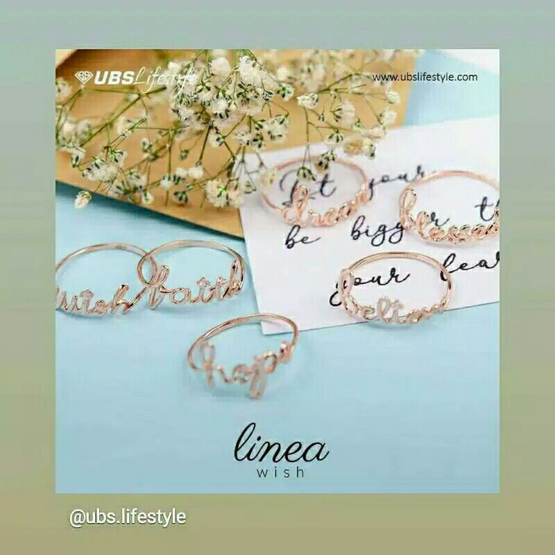 CINCIN UBS LINEA - LOVE, BLESSED, WISH, FAITH
