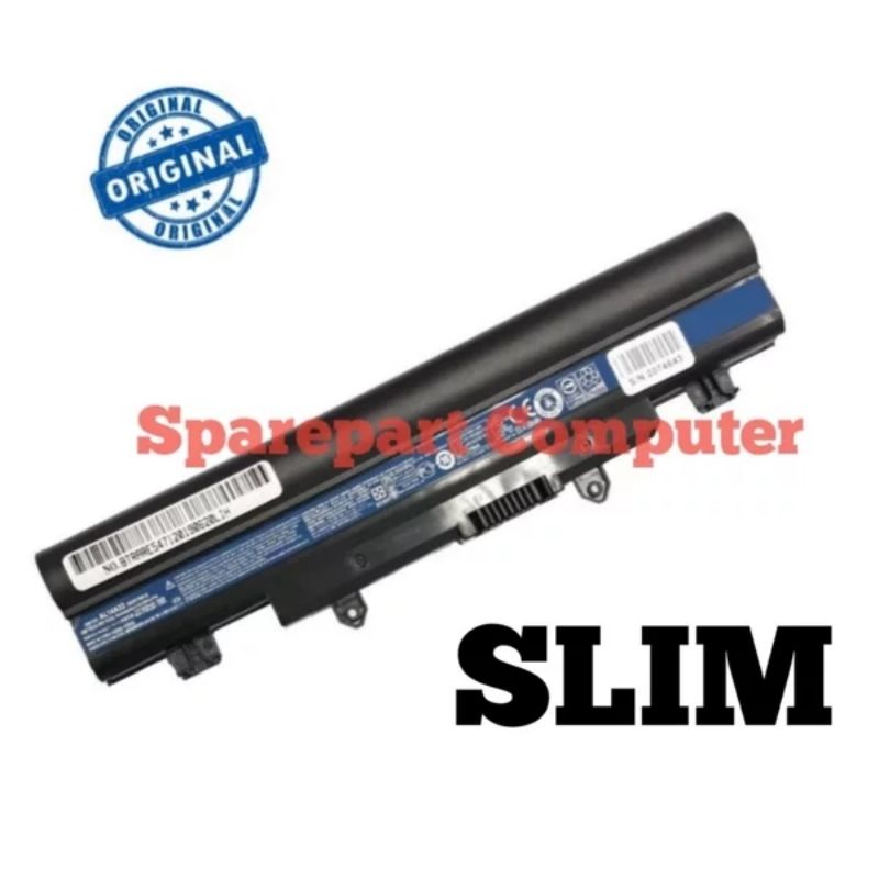 Baterai Laptop Acer Aspire E14 E15 E5-411 E5-421 E5-431 E5-471 E5-471G E5-572 AL14A32