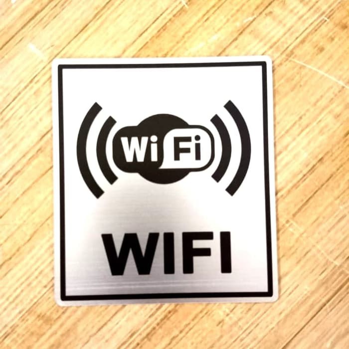 

SIGN LABEL K3 RAMBU SAFETY W I F I /WIFI UKURAN 8X9CM