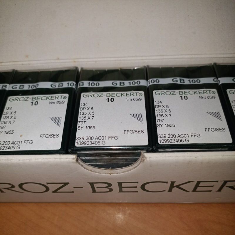 jarum groz beckert DP x 5 nomor 9 (1box)