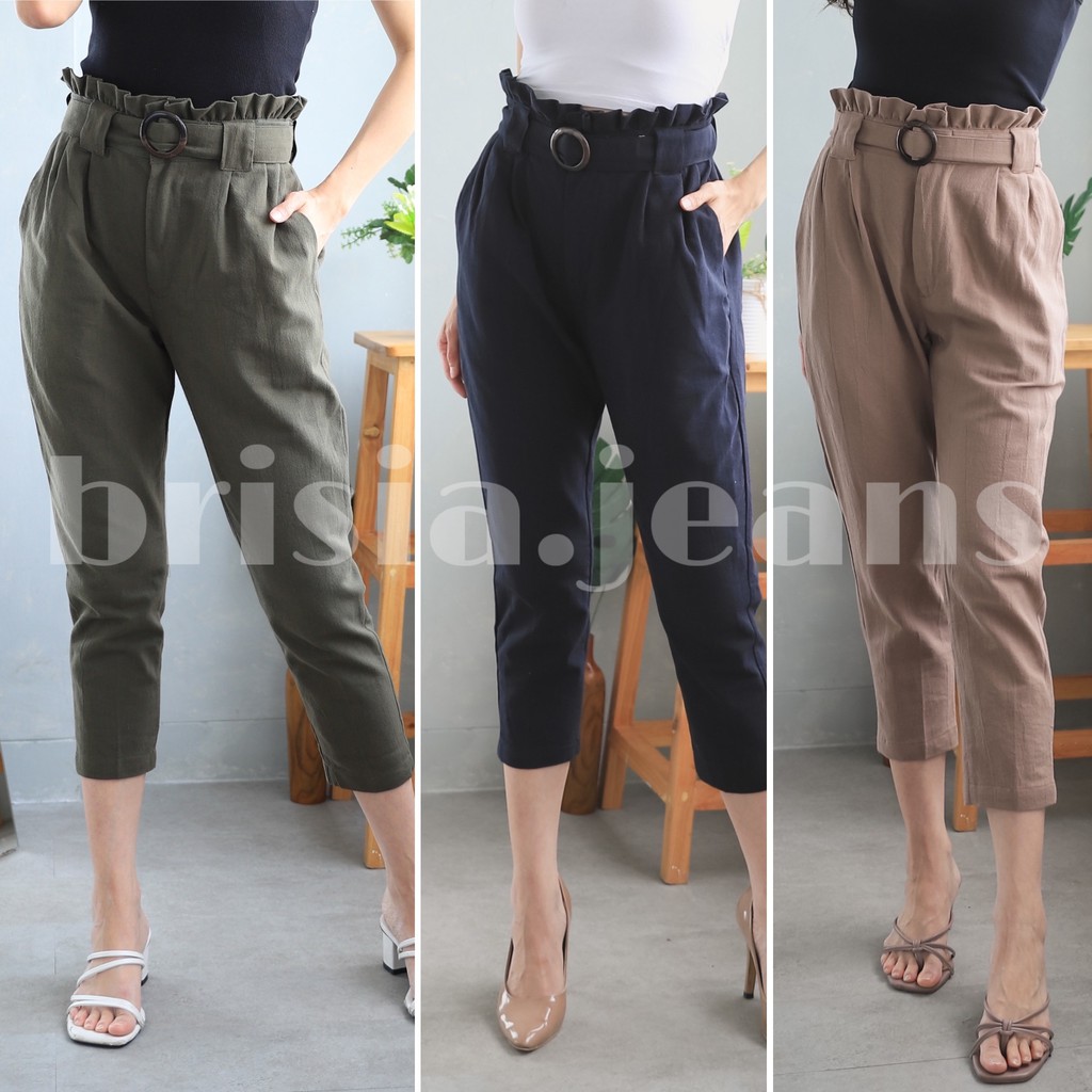3 WARNA - SUNNY Linen Pants / Formal Pants