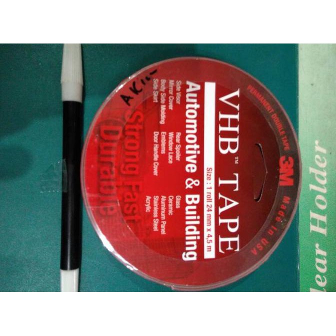 

[[BISA COD]] Double tape 3 M VHB 24 MM X 4.5 M TERMURAH Kode 1342
