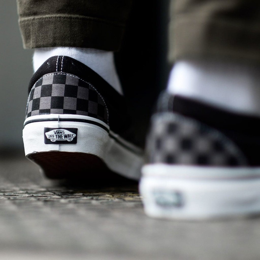 [BNIB] SNEAKERS VANS SLIP-ON CHECKERBOARD PEWTER SEPATU SKATEBOARD CASUAL SPORTY-1
