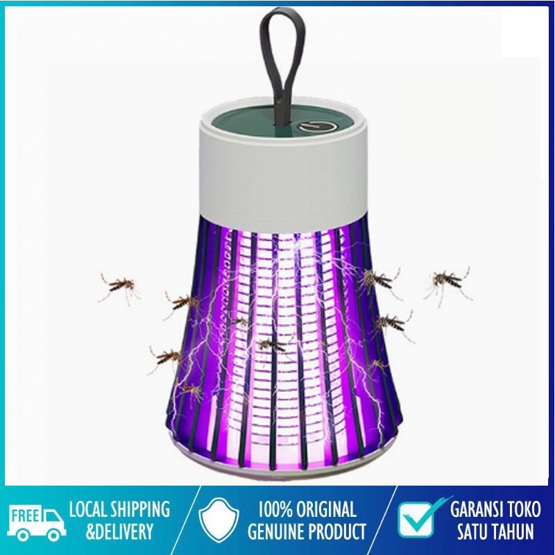 Baru Mosquito Killer LED Perangkap Pembasmi Nyamuk Alat Pembunuh Nyamuk Serangga Insect  elektrik mosquito killer lampu pembunuh lampu ultraviolet anti Nyamuk Cas USB In Stock