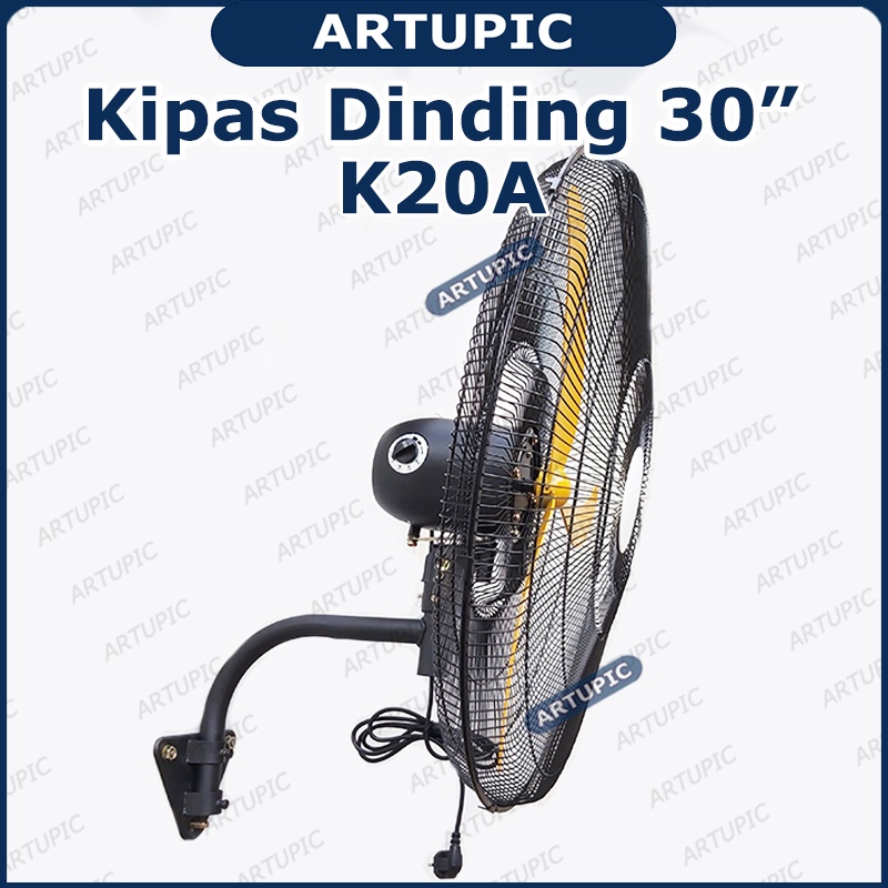 Kipas Dinding Wall Fan 30 inch merk K20A Kipas Kandang Ayam Gudang Dapur DLL Serba Guna Bergaransi