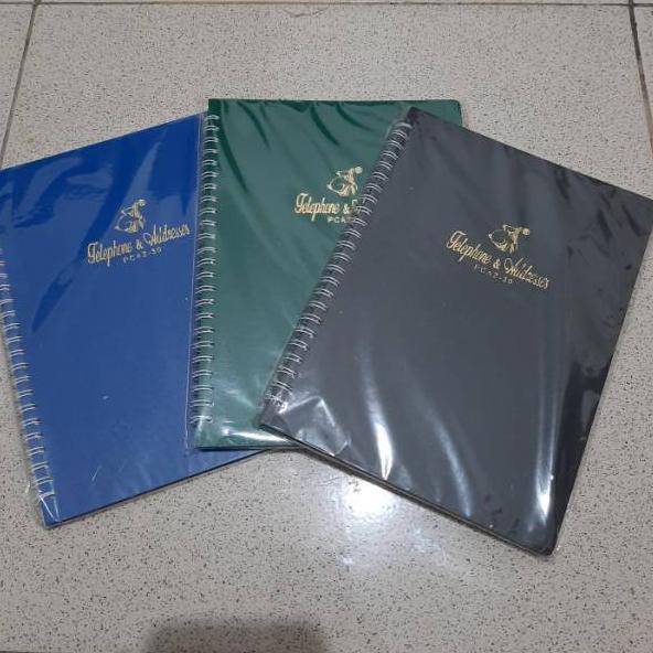 

(PRODUK G8JPB) Buku Telepon & Alamat Green Leaf PCAZ-30 / Telephone & Addresses Book