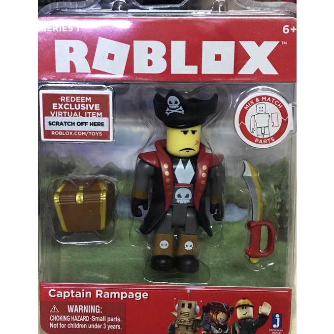 Big Sale Roblox CAPTAIN RAMPAGE Series 1 Original Promo Awal tahun