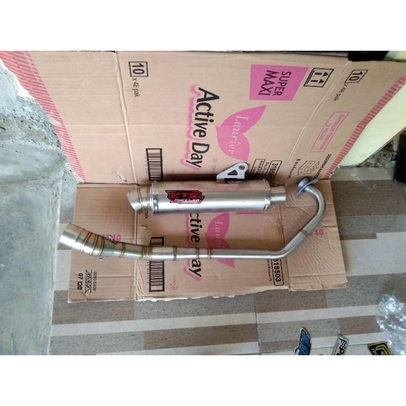 KNALPOT RACING CTS MUFFLER BULAT PNP MX FU VERZA