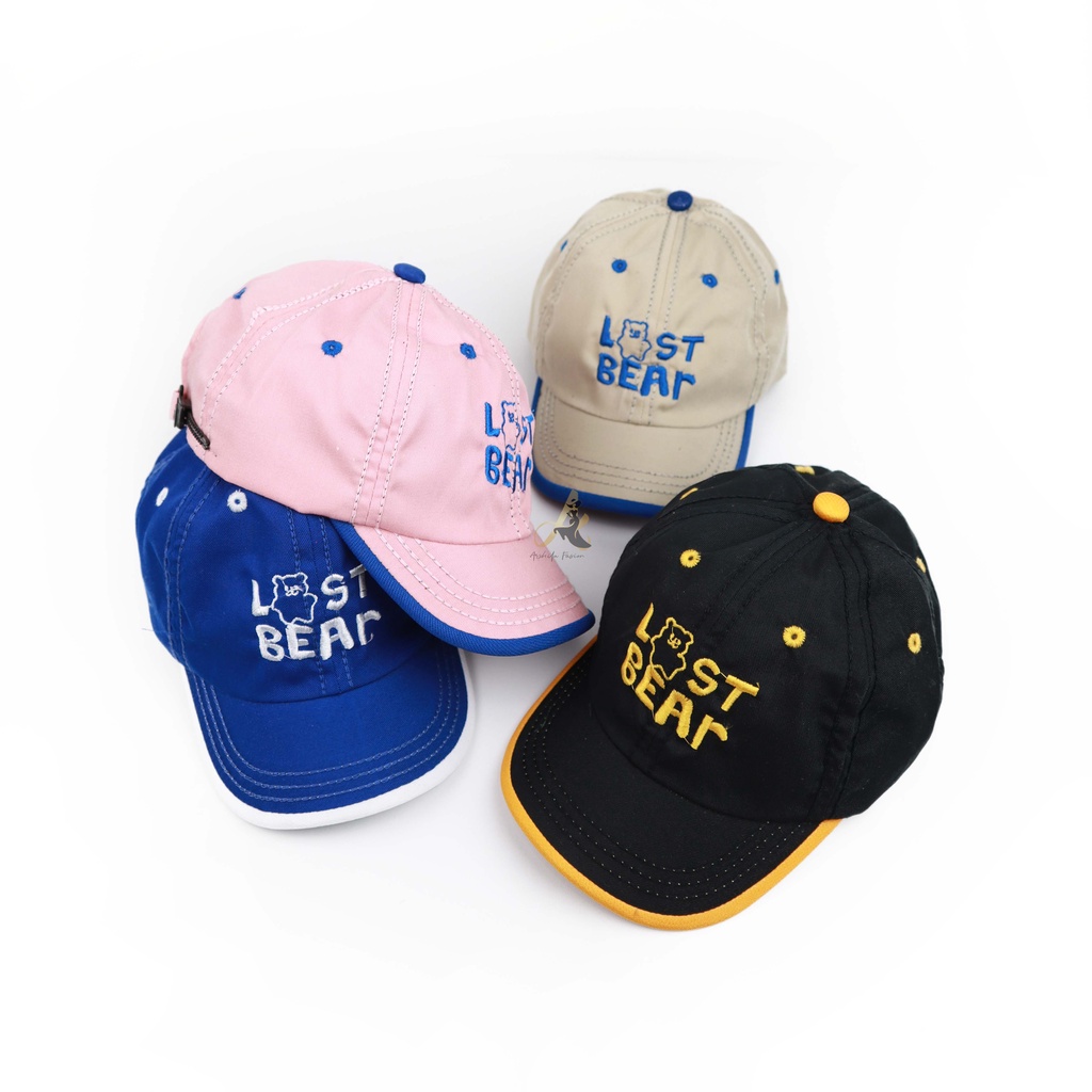 Topi Anak Laki Laki Perempuan Bordir Last Bear / Topi Anak 3-10 Tahun