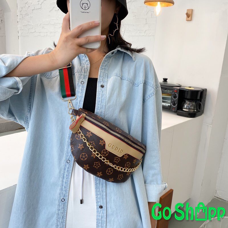 WaistBag Import Kulit Motif Premium - Waist Bag Wanita Fashion Korea - Tas Pinggang Wanita [WB08]