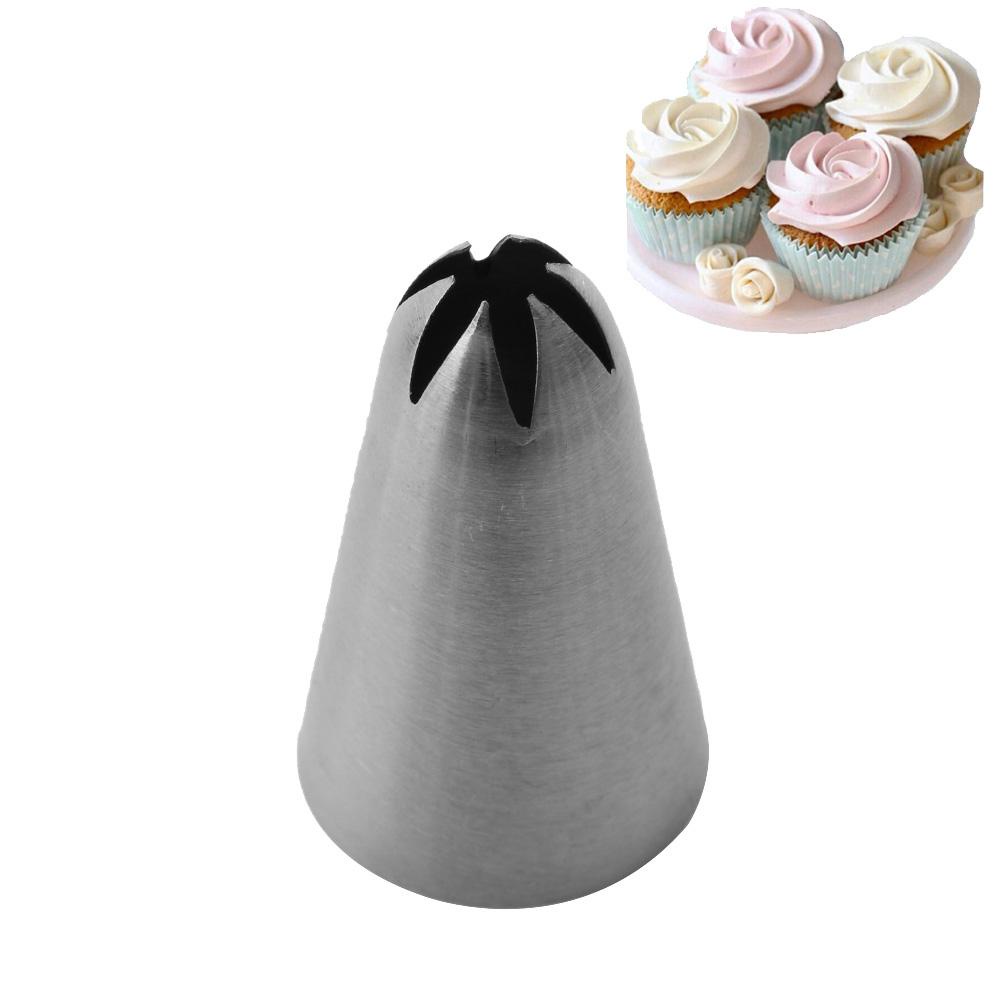 Populer 1pc Nozzle Icing DIY Piping Cream Pastry