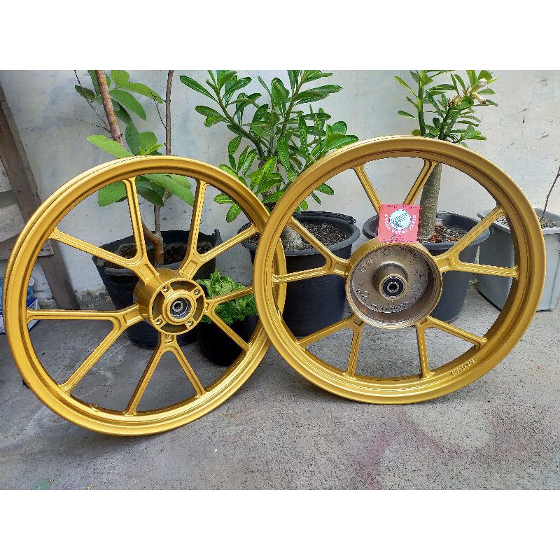 VELG BINTANG SET ROSSI SPRINT COBRA PNP GL CB TIGER 160/185 - 17 gold