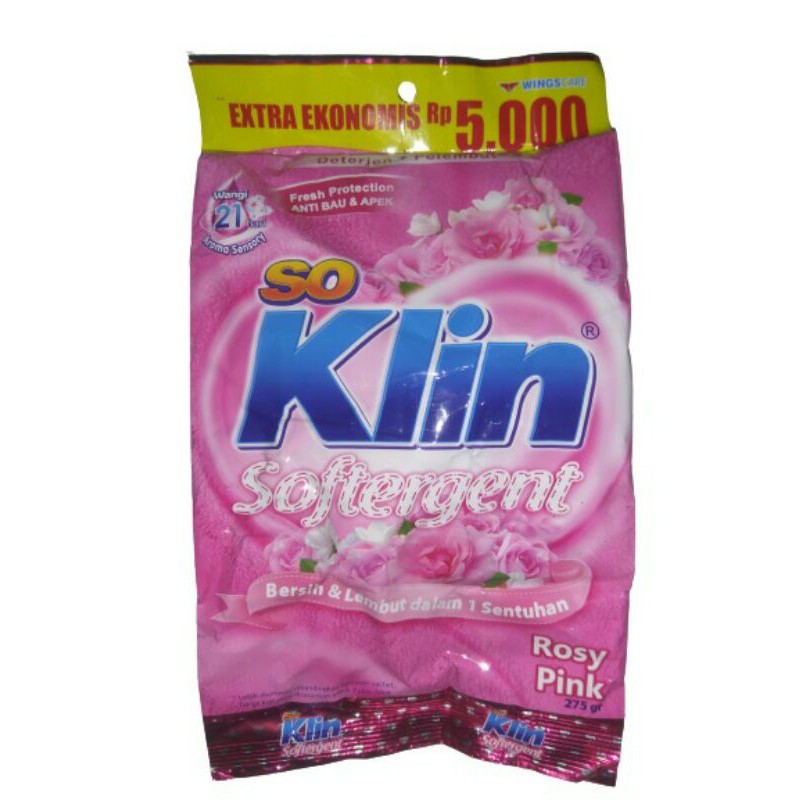 SO KLIN Sabun Cuci Deterjen Bubuk