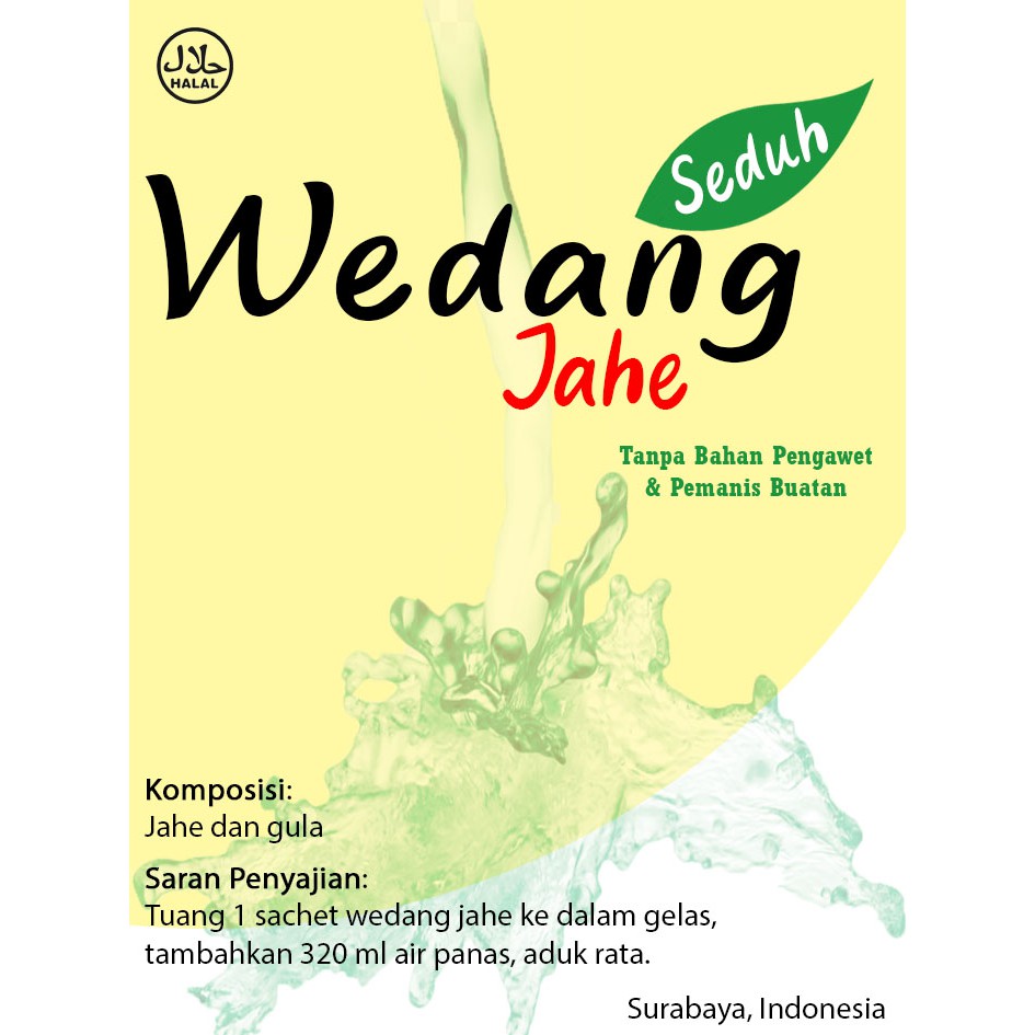 

Wedang Jahe Seduh Kemasan Praktis