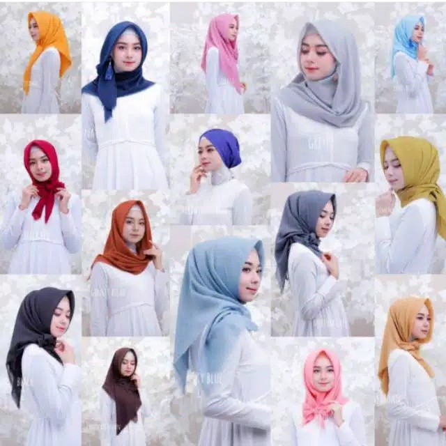 TERMURAH SAUDIA / Segiempat ORIGINAL SAUDI/ JILBAB RAWIS /JILBAB KATUN/jilbab murah-Min order 1000 pcs