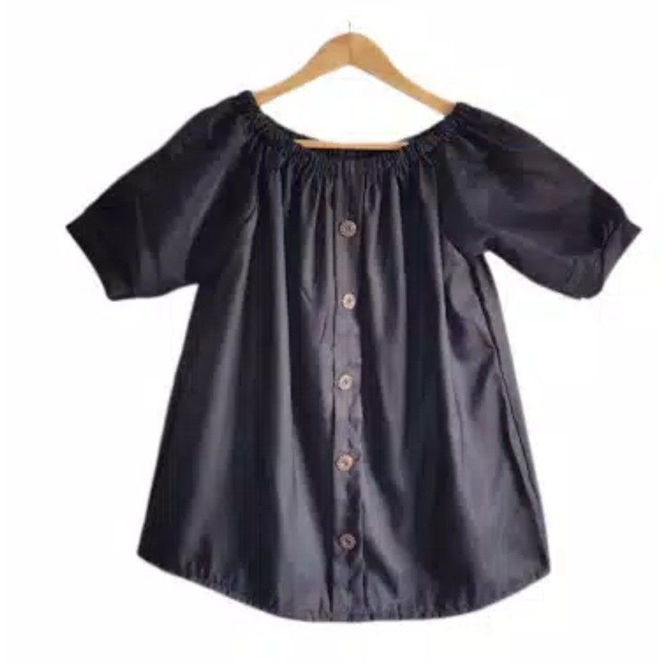 Binx - Blouse Isabel Jumbo XXXL 5 Warna-Hitam