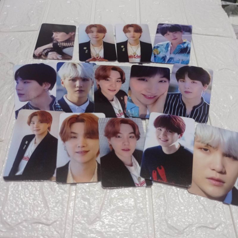 BTS Dicon Suga PC / Photocard Unofficial full set (14 Pc)
