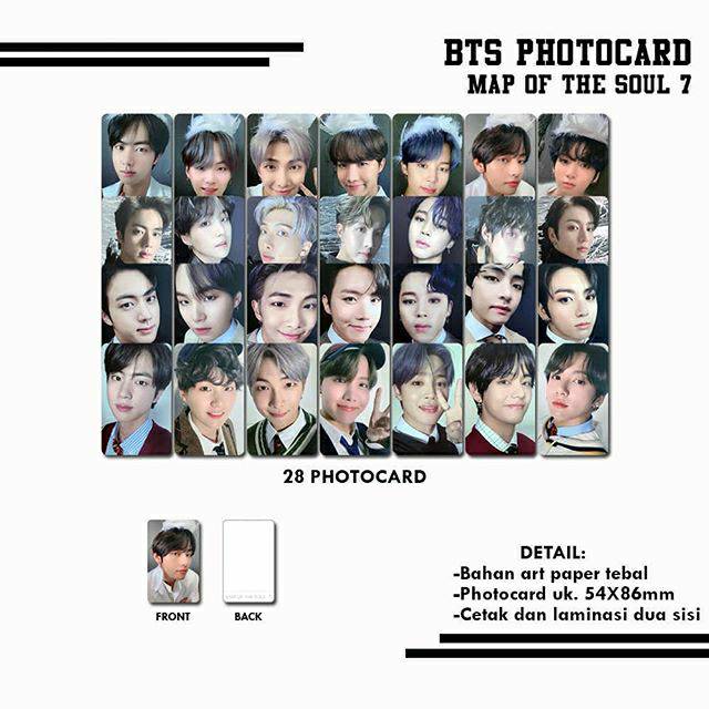 BTS MAP OF THE SOUL 7 PHOTOCARD