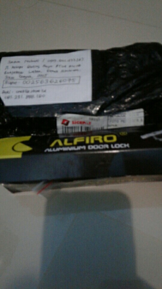 Kunci Swing Aluminium / Kunci Pintu Aluminium Set Faster 41054 / Alfiro 9123