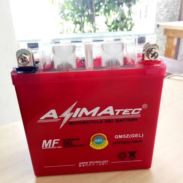 Azimatec GM5Z Aki Gel GARANSI 1 TAHUN