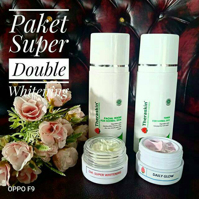 Paket Super Double Whitening Theraskin