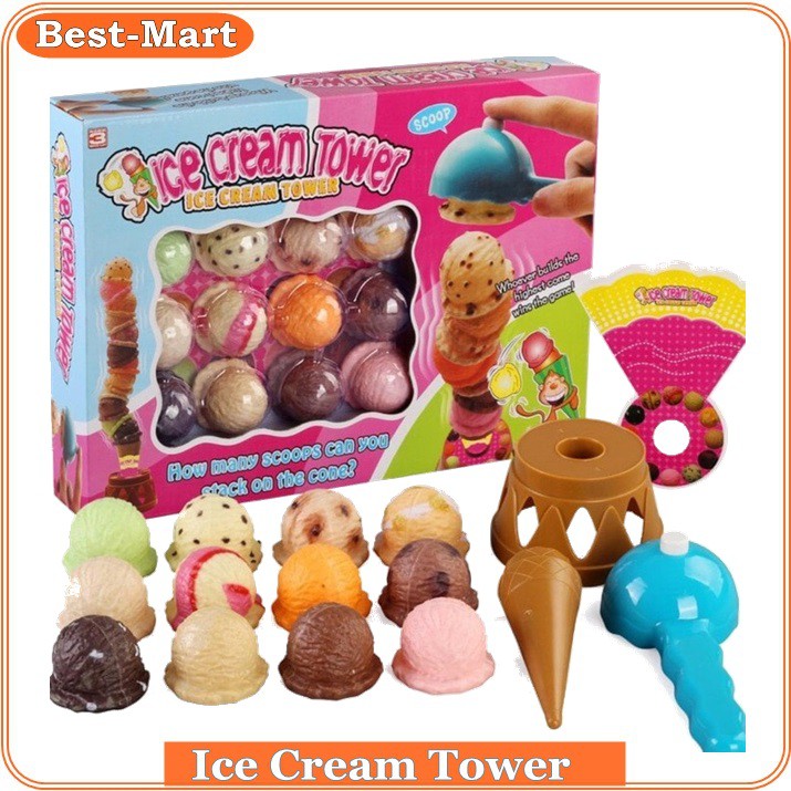 Mainan Anak Ice Cream Tower HF000-2 - Mainan Es Krim 4.9