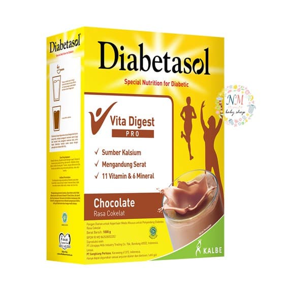 

New Arrival - Deabetasol Nutrition Diabetic Susu Coklat 1000G