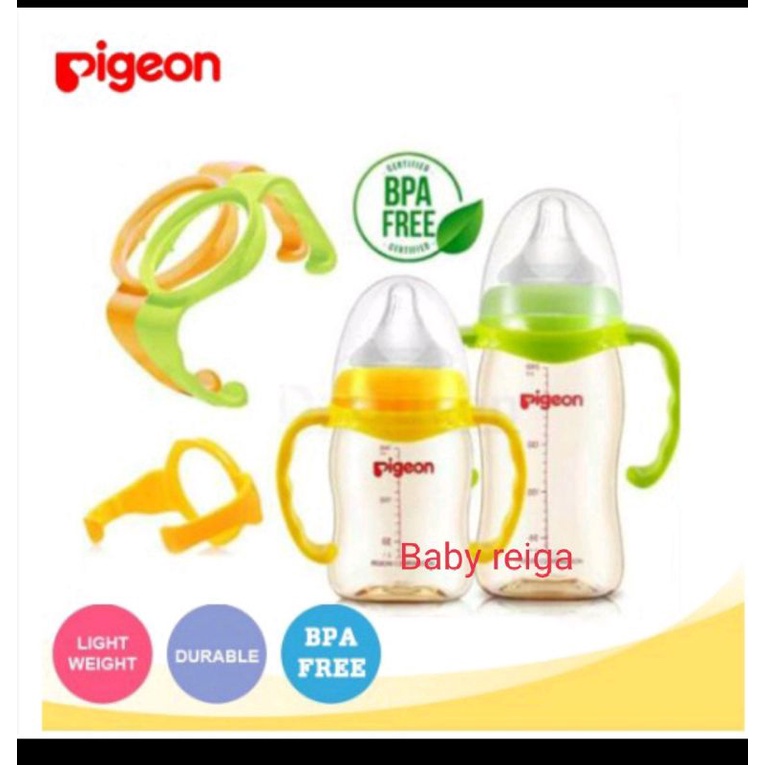 PEGANGAN BOTOL SUSU PIGEON WIDE NECK