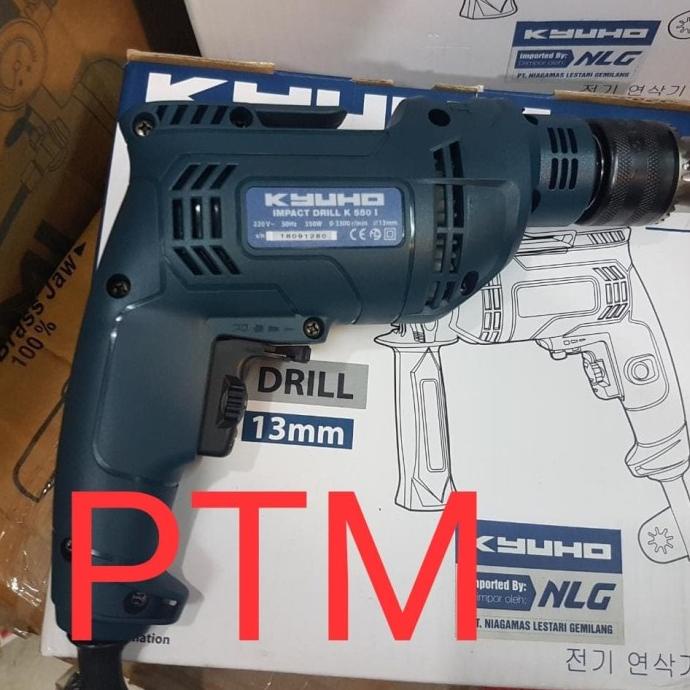 MESIN BOR TANGAN KYUHO K550i - BOR TEMBOK 13MM - IMPACT DRILL KYUHO Termurah